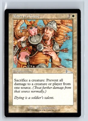 Martyr's Cause Urza's Legacy Uncommon – MTG Magic the Gathering Card - Image 1 of 4