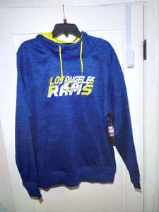 Los Angeles Rams Pullover Hoodie Herren Large Royal Blau NFL Team Apparel NEU - Bild 1 von 11