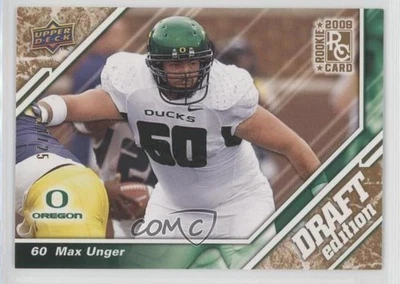 2009 Upper Deck Draft Edition Copper /25 Max Unger #47 Rookie RC - Image 1 of 2