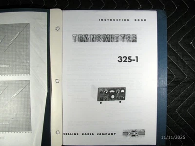 Reproduction Collins 32S-1 Transmitter Manual - Image 1 of 4