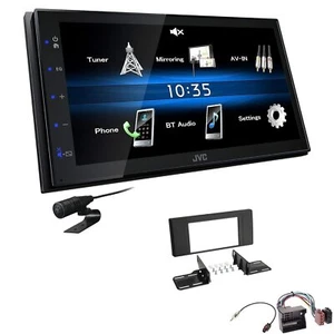 JVC Autoradio Touchscreen Bluetooth USB für BMW X5 2000-2006 schwarz - Bild 1 von 5