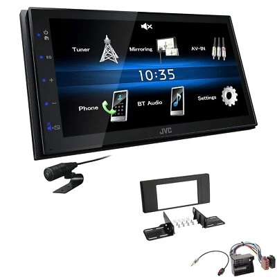 JVC Autoradio Touchscreen Bluetooth USB für BMW X5 2000-2006 schwarz - Bild 1 von 4