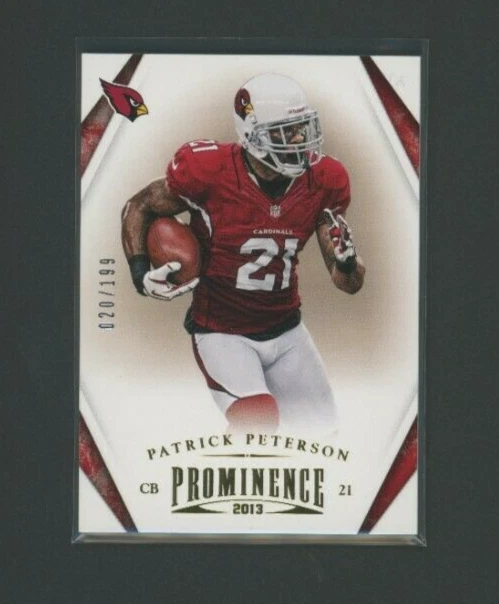 2013 Panini Prominence Gold Cardinals Football #3 Patrick Peterson /199  NM-MT - Image 1 of 1