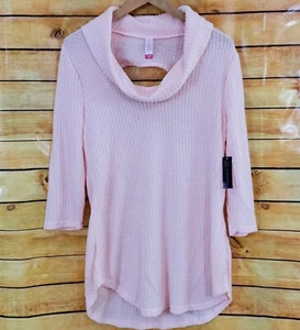 NWT  No Boundaries  XXL/2XG (19) Supercute Pink Lightweight Keyhole back Sweater - Picture 1 of 4