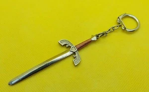 Sword Keychain, Dagger Keyring, Sword Jewelry, Sword Pendant, old vintage Charm - Picture 1 of 2