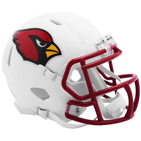 Arizona Cardinals Full Size White Matte Speed Replica Helmet New In Box 25821 Cover