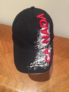 Canada Black  Baseball Cap Hat Adjustable - Picture 1 of 7