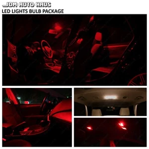19x Red Interior LED Lights Package Kit for 2015-2017 Chrysler 300 300C - Picture 1 of 11