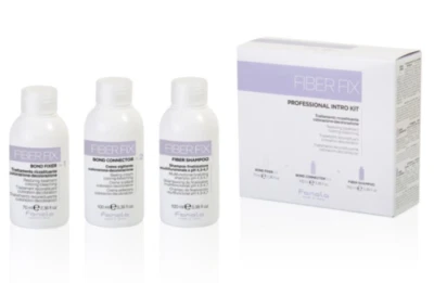 Fanola Fiber Fix Professional Intro Kit Bond Fixer+Shampoo+Connector as olaplex - image 1 of 3