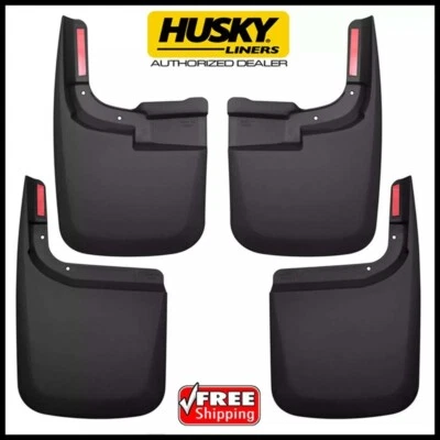 Protetores de lama HUSKY 2017-2025 FORD F-250 F-350 sem acabamento/alargadores de para-lama - Imagem 1 de 4