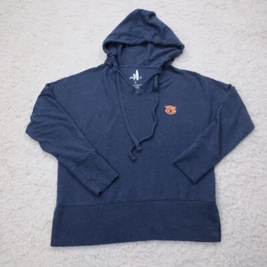 Auburn Tigers Hoodie Women Small Blue Johnnie O Sweater Casual Football Gameday - Picture 1 of 8