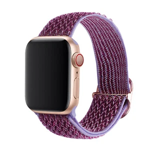 Fr Apple Watch Series 10 6 1 SE Ultra 38mm 42mm 45mm Cinturino Nylon Elasticizzato Sport - Foto 1 di 56