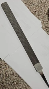 Box of 6 NOS Nicholson Superior Half Round Milled Tooth Files 12" Standard 20667 - Picture 1 of 6