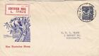 Stamp Australia 1963 Bandicoot 11d on Haslem Kookaburra fauna cachet certified