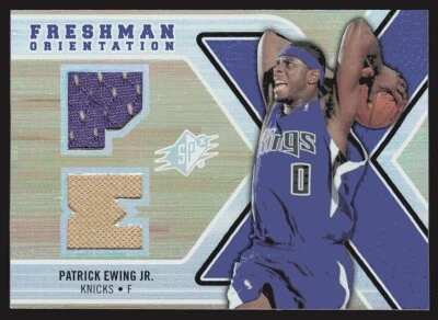 BK Patrick Ewing Jr. 2008-09 SPx Freshman Orientation Jersey New York Knicks - Image 1 of 2