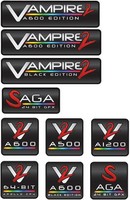 COMMODORE AMIGA VAMPIRE 2 DECAL SET