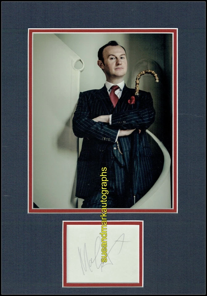 Mark Gatiss  Sherlock  Autograph Signed UACC RD 96 - Image 1 of 1