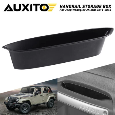Co-Pilot Armrest Storage Box for Jeep Wrangler JK JKU 11-18 Interior Accessories - Image 1 of 4