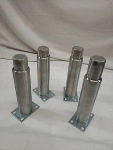 Legs for commerical resturant equipment 3 3/4" x 2 1/2" Base 8-10" Height-4 LEGS - Picture 1 of 1