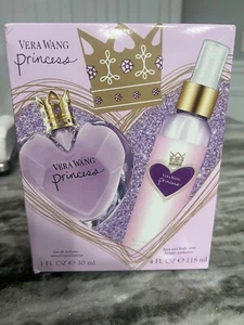 Vera Wang Princess Gift Set Eau De Toilette Hair And Body Mist New In Box - Picture 1 of 3