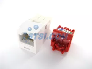 Panduit CJ5E88TGWH Cat5e Mini-Com Klinke weiß, NEU MOSSE ~ STSI - Bild 1 von 1