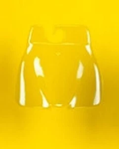 Store Display Fixtures NEW JUNIOR PANTY FORM WITH MOLDED HOOK CLEAR 14" - Picture 1 of 1