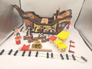 Kidkraft Vintage Pirate Ship With Figures & Accessories No Mast Or Sails - Picture 1 of 17