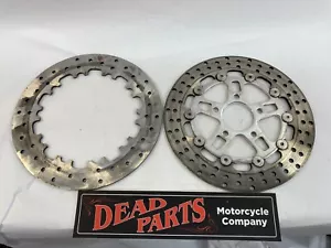 Harley Custom Billette 5 radios 10,5" rotor de disco de freno flotante - Imagen 1 de 5
