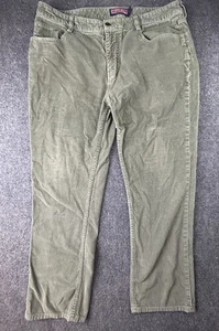 Vineyard Vines Pantalone in Velluto a coste 5 tasche Uomo 36x30 Verde (F) - Foto 1 di 7