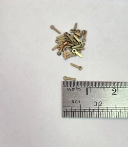 Piezas de montaje modelo de envío 26 pernos de elevación de latón 5 mm de latón plano Jackstay - Imagen 1 de 2