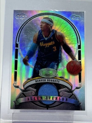 ALLEN IVERSON 2008-09 BOWMAN STERLING PATCH REFRACTOR NUGGETS /199 Q5533 - Image 1 of 2