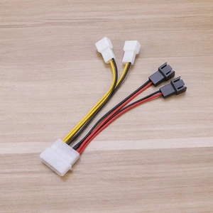 4-Pin Cable Computer Fan Cables Extension Cable Splitter Cable - Afbeelding 1 van 11
