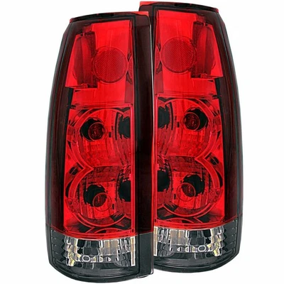 Luzes traseiras vermelhas/fumaça ANZO para Chevy C2500 Suburban/K2500 Suburban 1992-1999 - Imagem 1 de 3