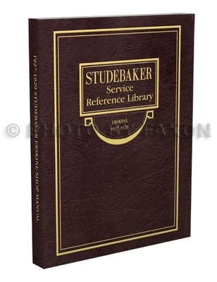 Studebaker Erskine Service Manual 1927 1928 1929 helpful for 1930 Repair Shop