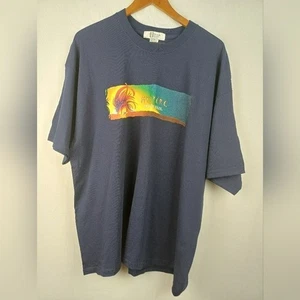 Cirque Du Soleil MYSTERE Women's 2XL Short Sleeve T Shirt Blue NWT - Picture 1 of 5