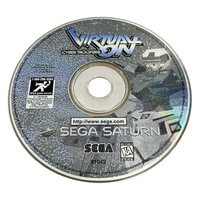 Virtual On Cyber Troopers Sega Saturn Disc Only Tested Working Video Game - Image 1 of 3