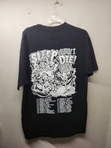 New Found Glory Tour Sleep when I Die Tee Cotton Short Sleeve T-shirt Large - Picture 1 of 7