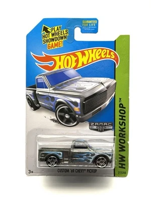 2014 Hot Wheels Zamac Custom '69 Chevy Pickup #217/250 HW Workshop - Image 1 of 3