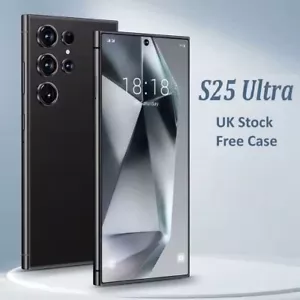 Global Unlocked New S25 Ultra 5G Smartphone 7.3" Android Cellphone Dual SIM - Picture 1 of 10