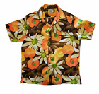 Tori Richard Honalulu Hawaiian Shirt Size L 1970s