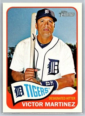2014 Topps Heritage Victor Martinez Detroit Tigers #356 - Image 1 of 2