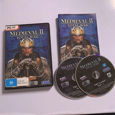 Medieval II Total War  PC DVD Windows Strategy SEGA 2006 Game Complete - Image 1 of 4