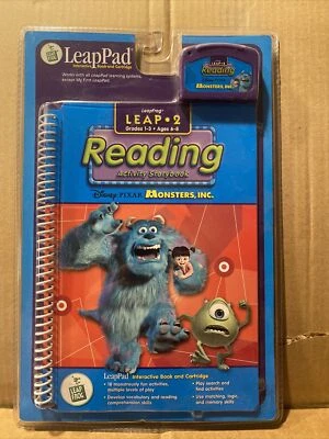 LeapPad Leap 2 Reading Monsters Inc Interactive Book and Cartridge New Sealed - Image 1 of 2
