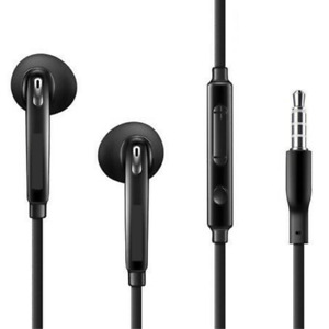 Handsfree Headphones Earphones Earbud with Mic For Samsung Black Wihte