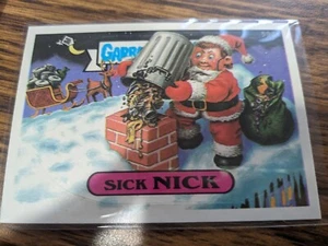 1988 Topps Garbage Pail Kids Sick Nick 596b - Picture 1 of 2