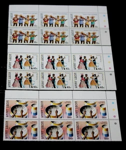 ST. LUCIA  1986 TOURISM SET OF 4 IN CNR BLOCKS OF 6 FINE M/N/H - Picture 1 of 2