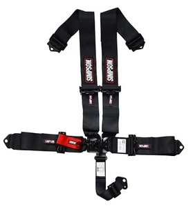 Simpson NASCAR Race Harness 3" Straps SFI 16.1 29063 BK1X 5-Point Bolt In Black - Picture 1 of 7