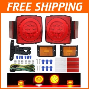 Complete LED Trailer Light Kit with Wiring Harness for Trailers & Marine Use - Picture 1 of 10