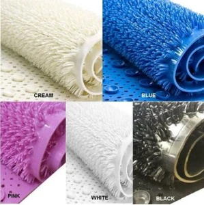 ALFOMBRA DE BAÑO BAÑO MASAJE AYUDA CAMINAR ANTIDESLIZANTE CONFORT PUNTIAGUDO CAÑÓN AZUL - Imagen 1 de 24