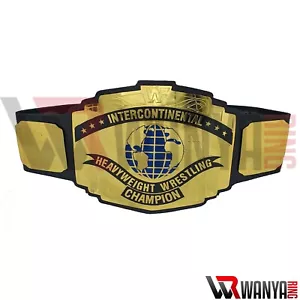 Intercontinental Championship Belt Wrestling Replica Adult Size Title 2mm Brass - Picture 1 of 29